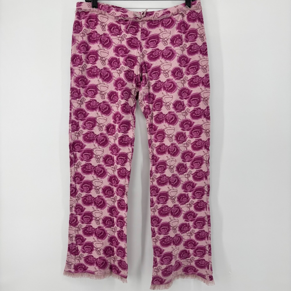 Disney Alice in Wonderland Pink Rose Floral Pajama Pants Tulle DisneyCore Small